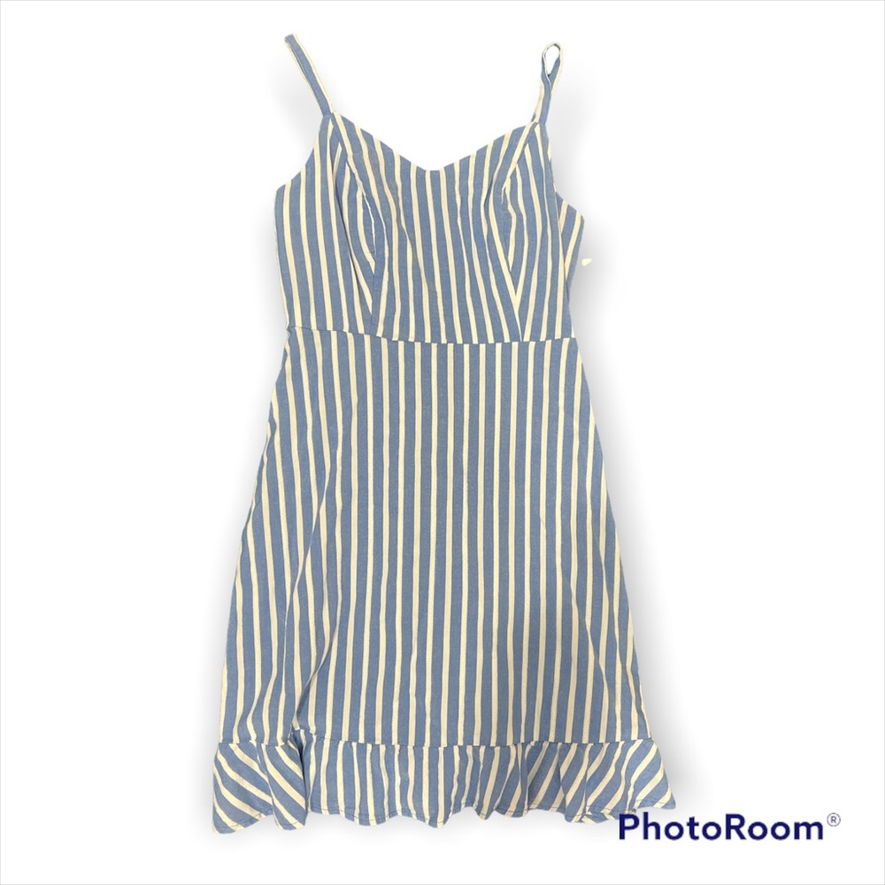 Old Navy Blue White Striped Dress